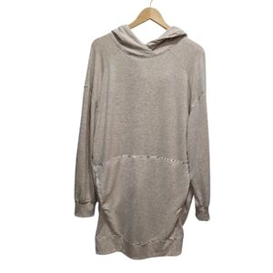 Lululemon Tan Women's Sweater With Kangaroo Pocket And Hoodie Size M/L